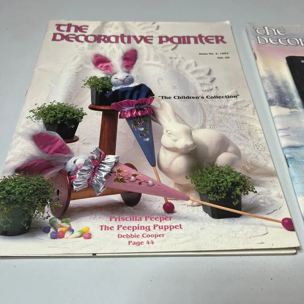 The‎ Decorative Painter Magazine entire year Lot of 6 1992 Issues Craft Art DIY